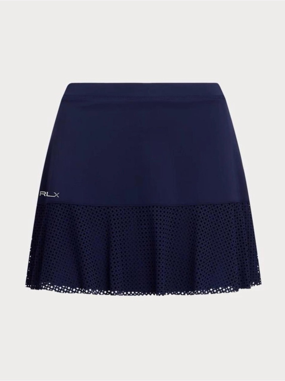 NWT RLX Ralph Lauren Golf Skort Women’s Large Navy Perforated Hem